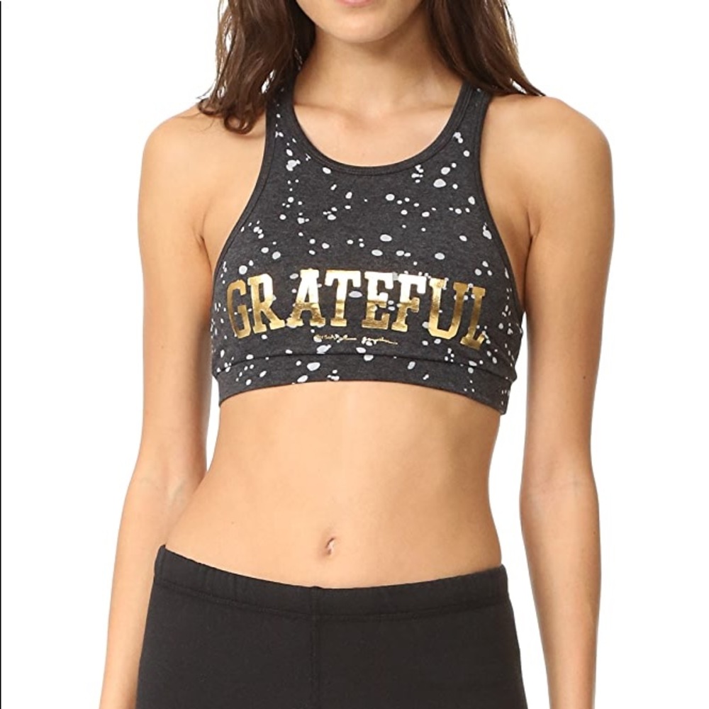 Spiritual Gangster Grateful sports bra